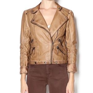 Blu Pepper faux Leather Jacket